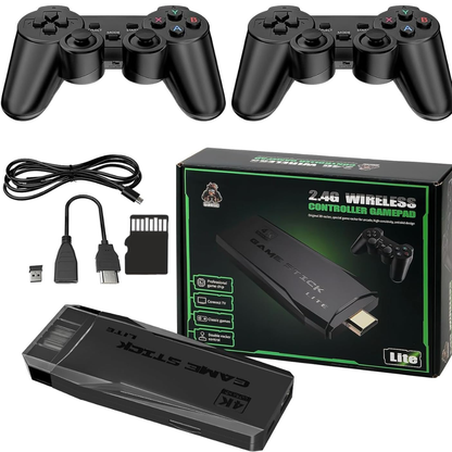 Consola Retro Original Game Stick + 10.000 Juegos Clásicos HDMI