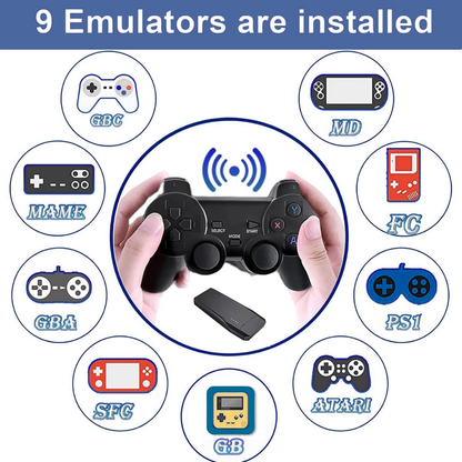 Consola Retro Original Game Stick + 10.000 Juegos Clásicos HDMI